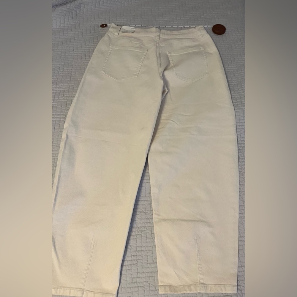 LOFT Light Beige The Barrel - High Rise Size 30 NWT Perfecto for Spring!